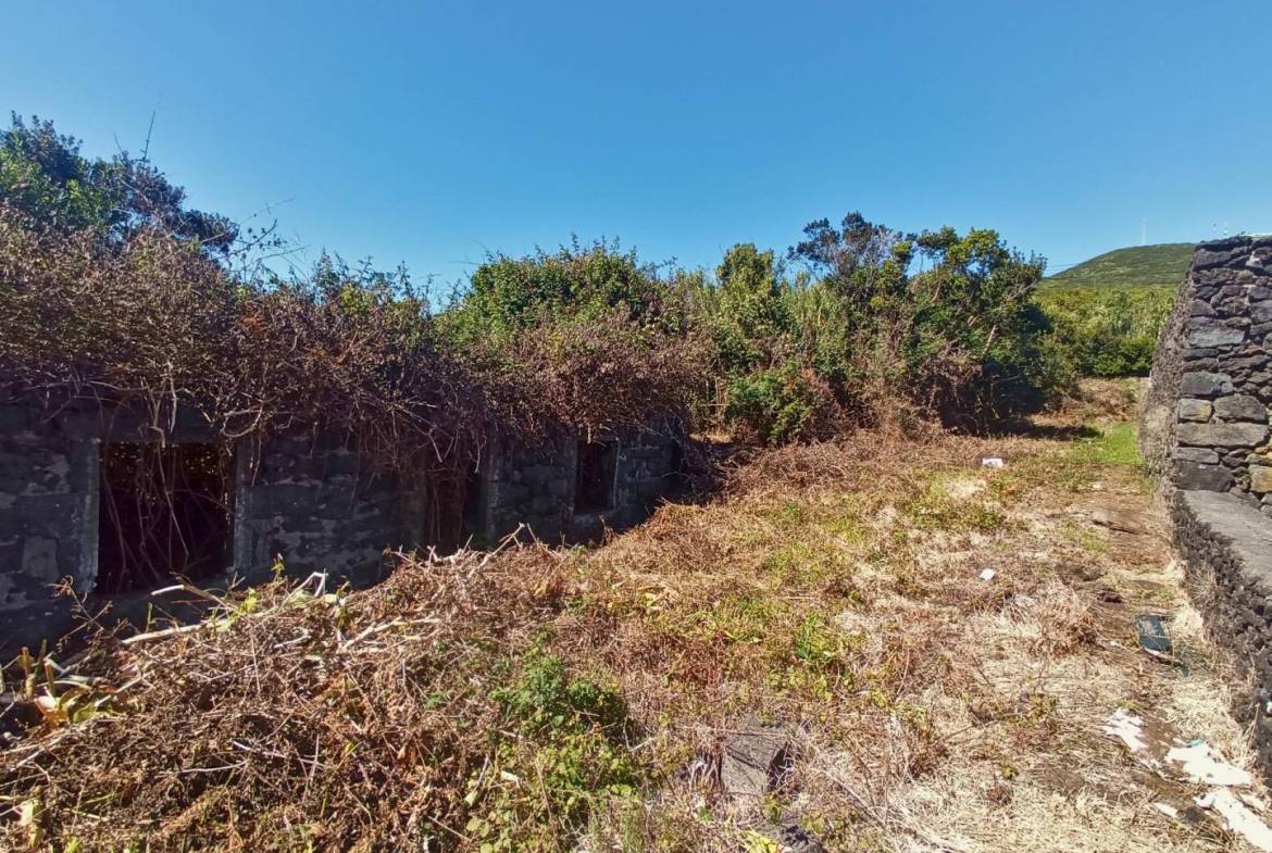 land ruin peaceful faial